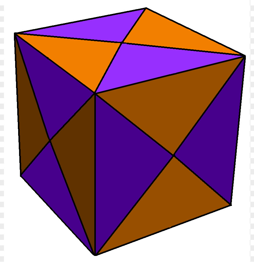 Cube Symmetry Tetrakis Hexahedron Catalan Solid Geometry PNG