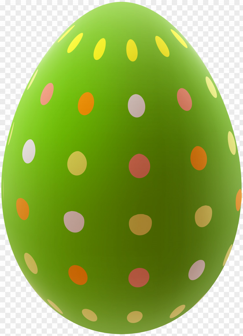 Easter Egg Green Clip Art Image Red PNG