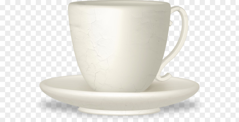 Hand-painted Glass Plates Coffee Cup Download PNG