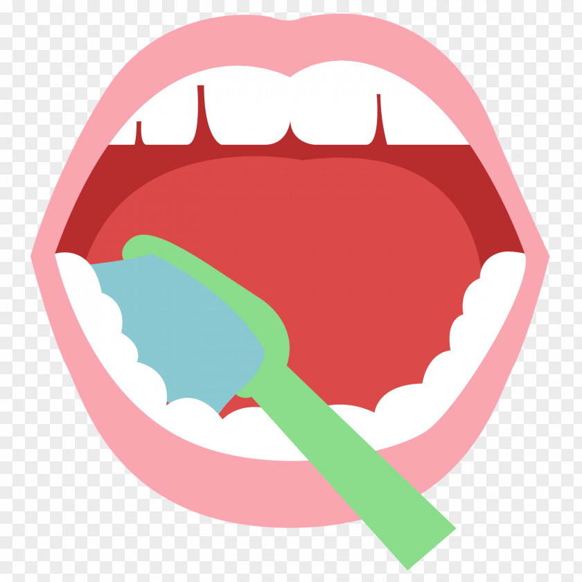 Vector Cartoon Green Toothbrush To The Teeth Brush Your Tooth Brushing Clip Art PNG