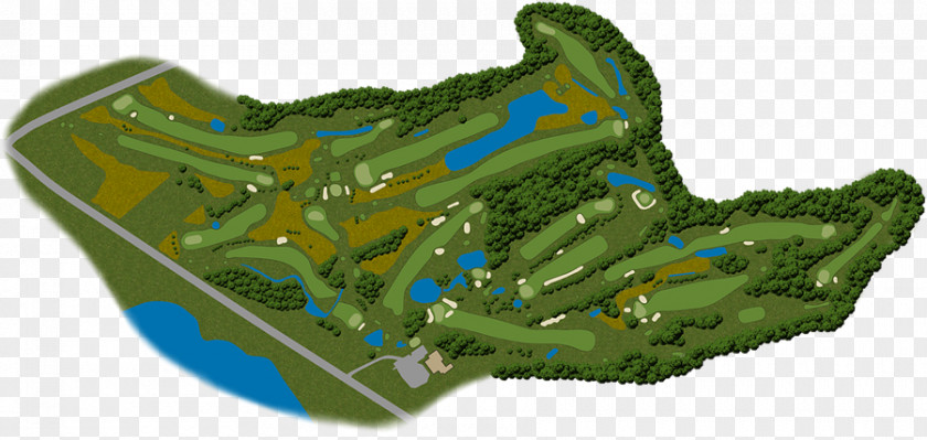 Golf Course Map Footgolf Hole 12 (Golden Bell) PNG