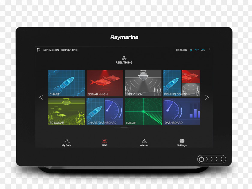 Optically Raymarine Plc Chartplotter Multi-function Display Radar Touchscreen PNG