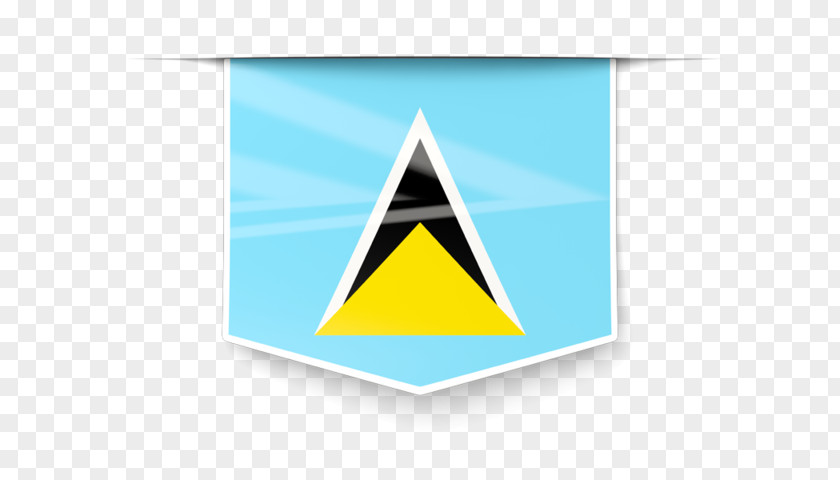 St Lucia Logo Triangle Brand PNG