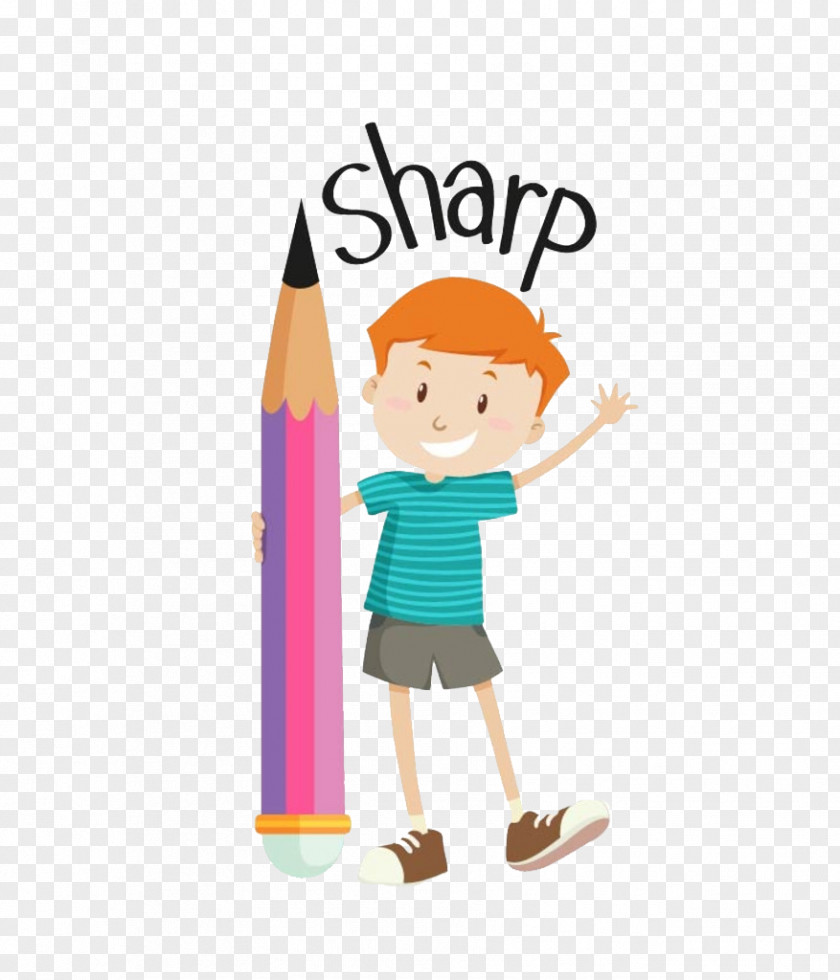 The Boy With Pencil Stock Photography Royalty-free Illustration PNG