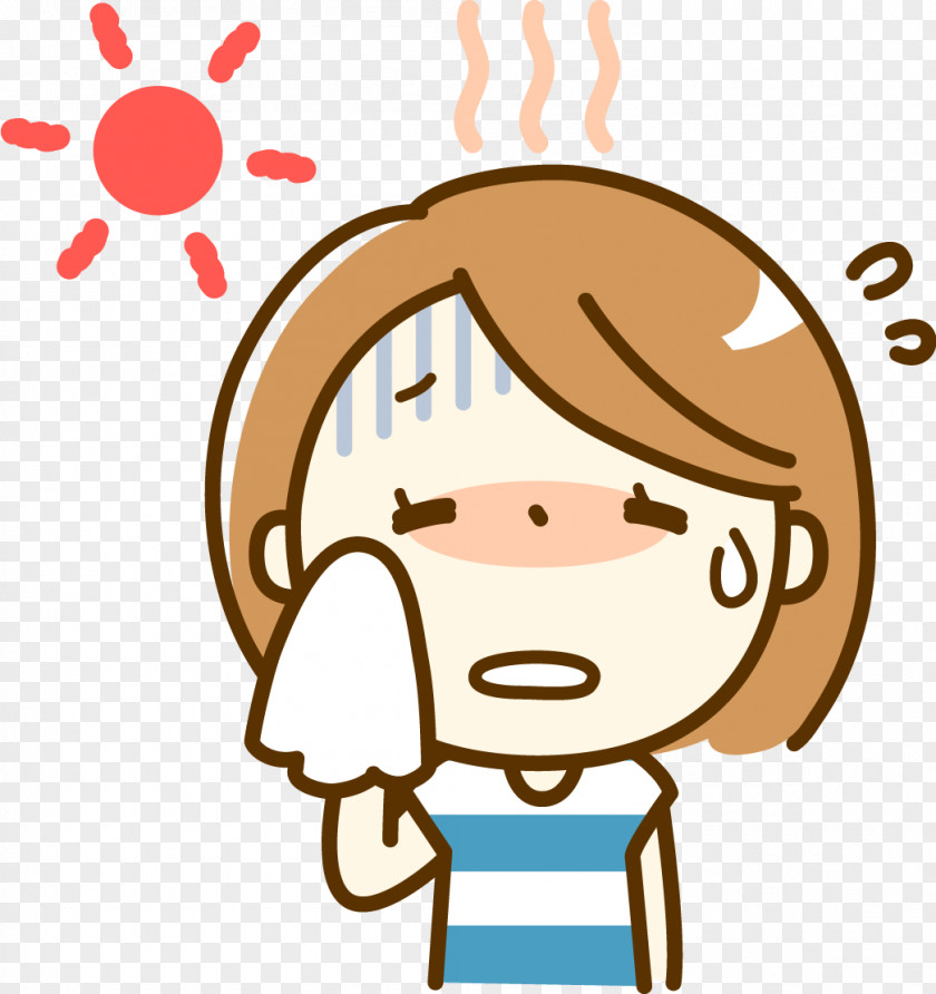 UVA UVB Hyperthermia 猛暑 Summer Heat Illness PNG