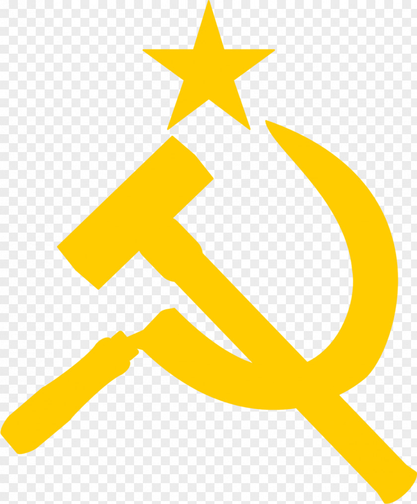 Communism Republics Of The Soviet Union Flag Hammer And Sickle PNG