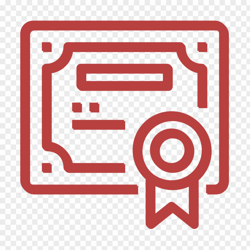 Education And Learning Icon Certificate Patent PNG
