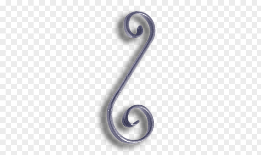 Scroll Bar Body Jewellery Font PNG