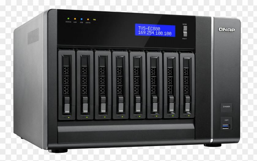 Server Network Storage Systems Hard Drives QNAP Systems, Inc. Video Recorder Data PNG