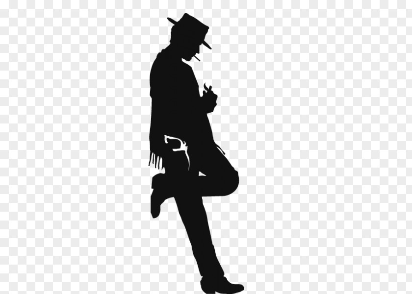 Charlie Chaplin Silhouette Actor Western Wall Decal PNG