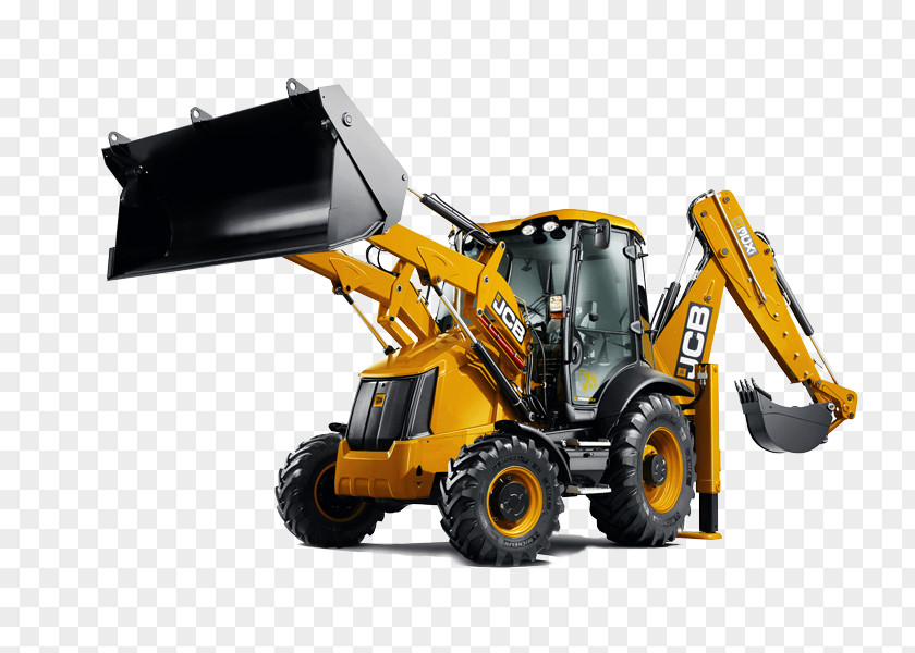 Excavator JCB Backhoe Loader Heavy Machinery PNG