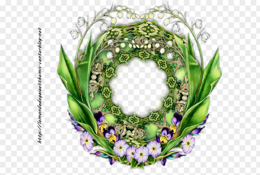 Flower Floral Design Wreath Douchegordijn Lily Of The Valley PNG