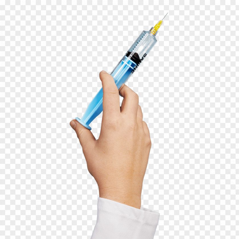 Hand Job. Syringe Hypodermic Needle Injection Finger PNG