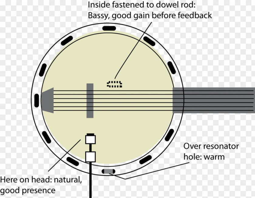 Microphone Banjo Pickup Sound Recording And Reproduction PNG