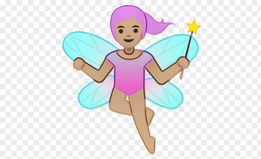 Sticker Animation Angel Cartoon PNG