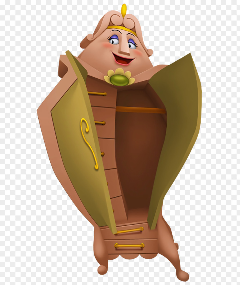 Wardrobe Beauty And The Beast Cartoon Transparent Image Belle Cogsworth PNG