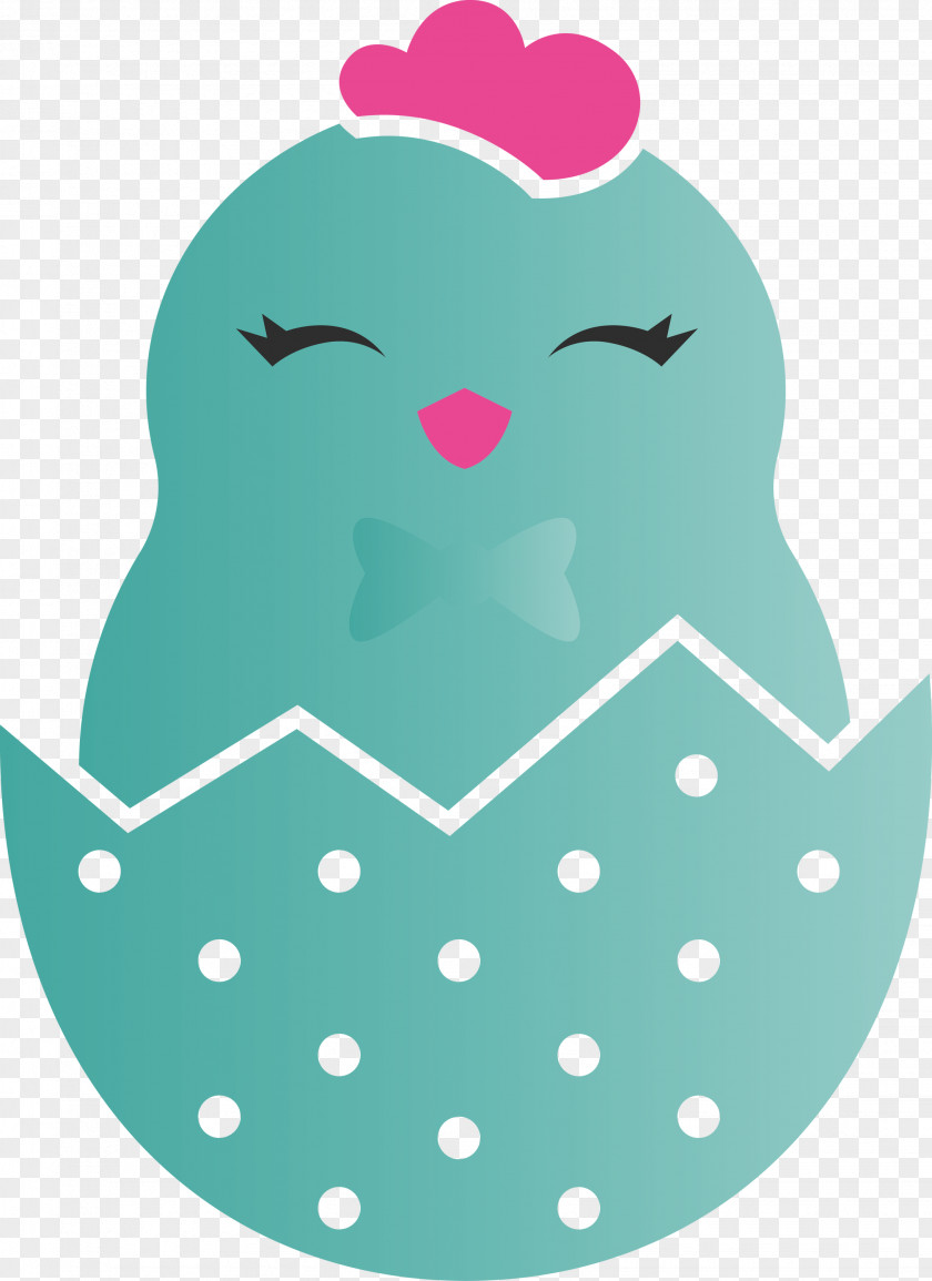 Chick In Eggshell Easter Day Adorable PNG