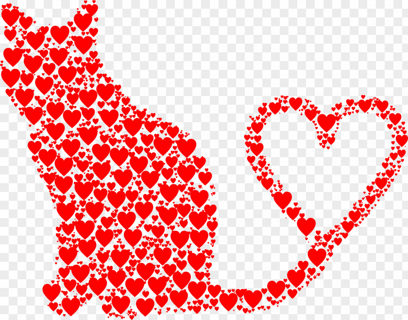 Heart Cat Clip Art PNG