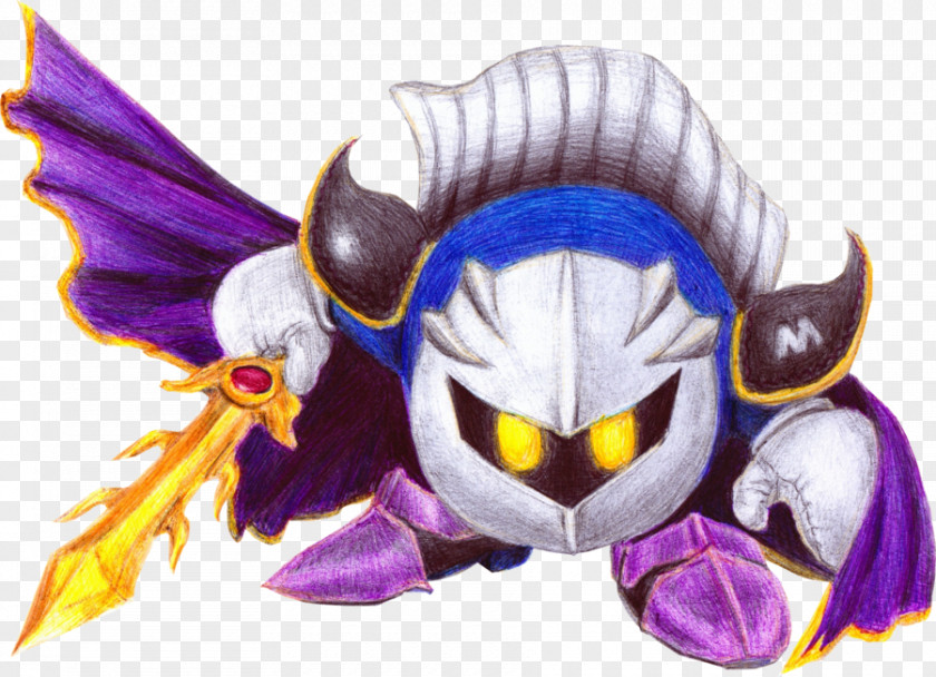 Kirby Meta Knight King Dedede Super Smash Bros. Brawl Drawing PNG