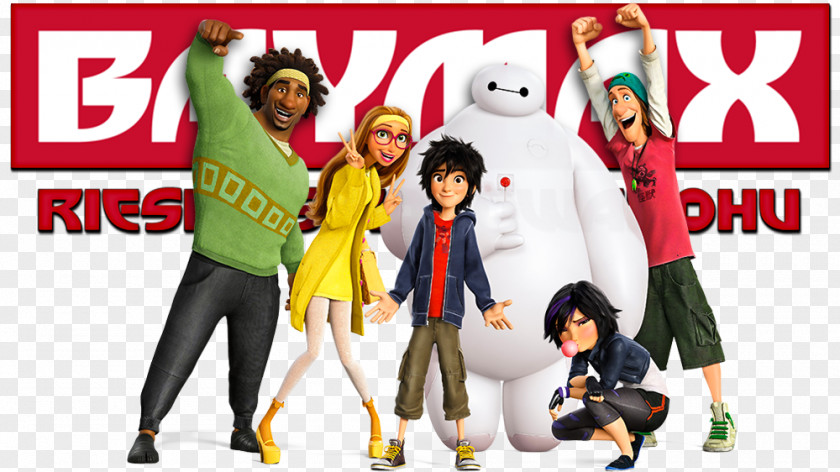 Big Hero Hiro Hamada Tadashi Baymax Honey Lemon GoGo Tomago PNG