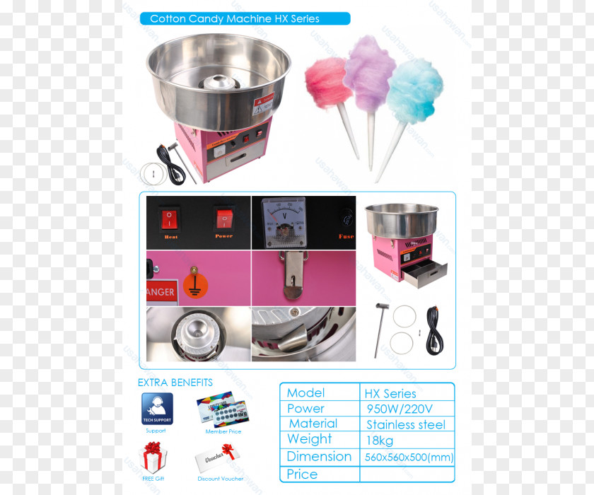 Cotton Candy Plastic Carnival PNG