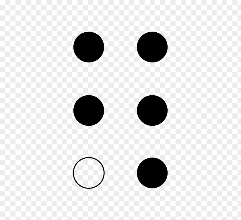 ￥ English Braille Writing System Alphabet Blindness PNG