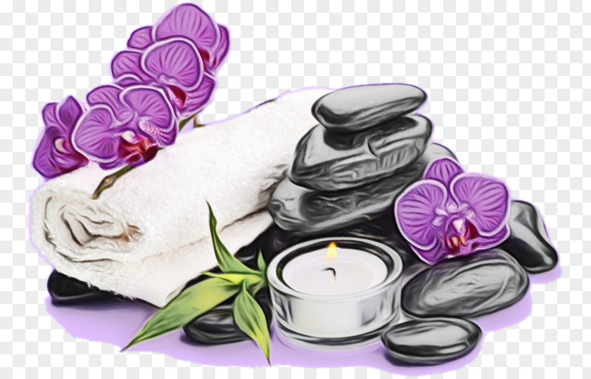 Flower Still Life Purple Watercolor PNG