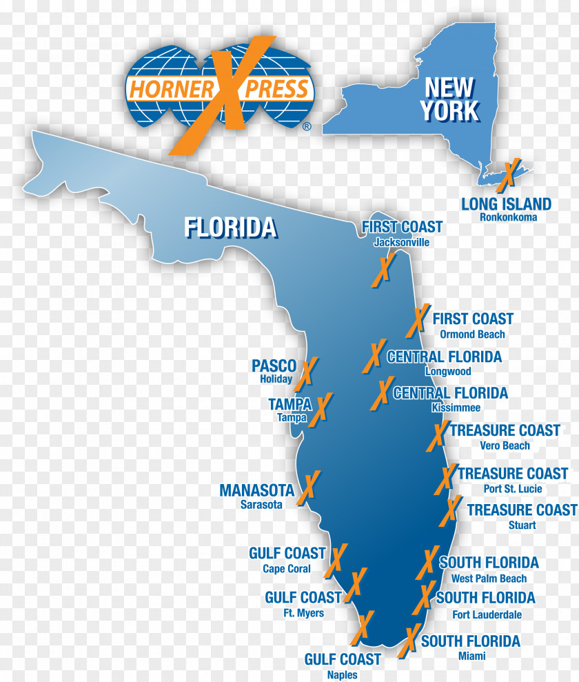 Map HornerXpress Cape Coral Kissimmee Ormond Beach West Coast Of The United States Bridge PNG