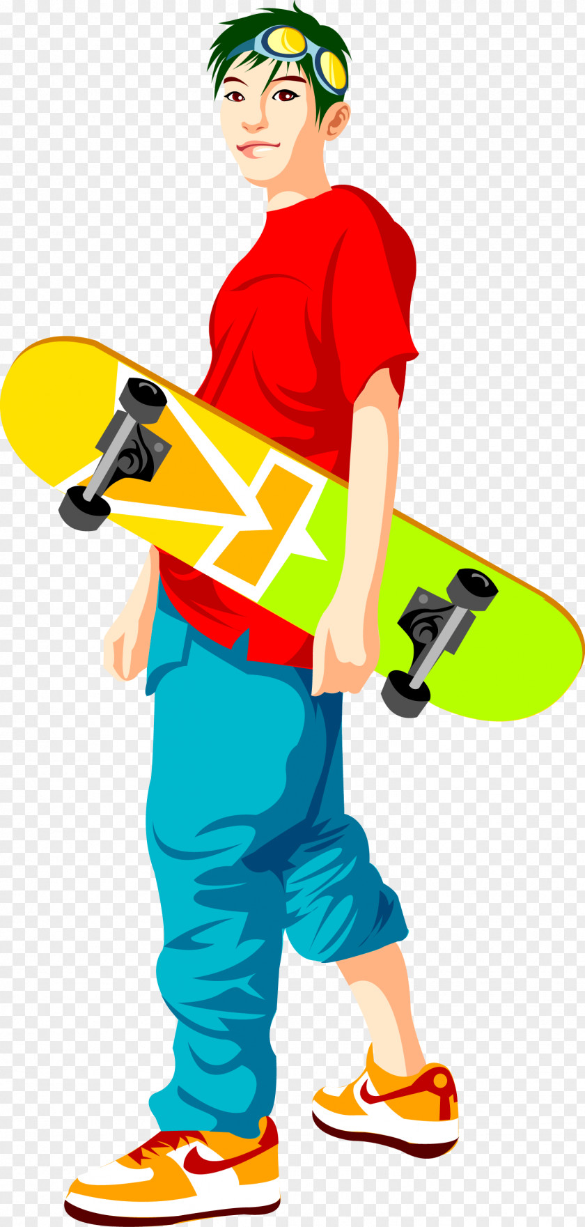 Skateboard Skateboarding Euclidean Vector PNG
