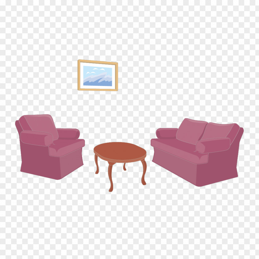 Sofa Table Vector Material Coffee Chair Couch PNG