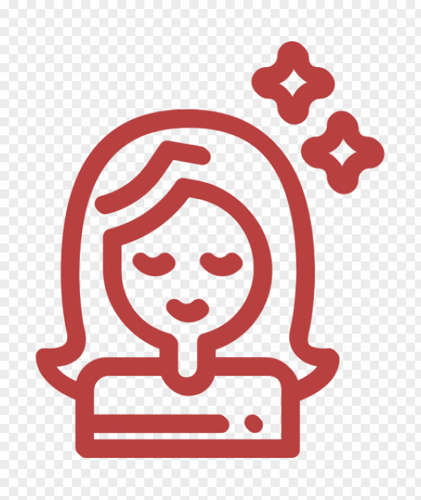 Symbol Sticker Mall Icon Woman Hairstyle PNG