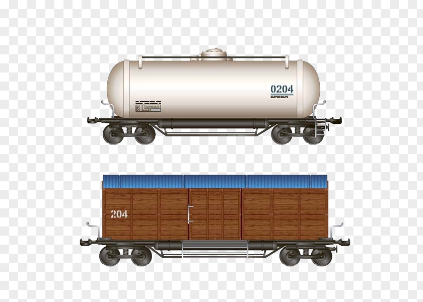 Train Rail Transport Railroad Car Freight Cargo PNG