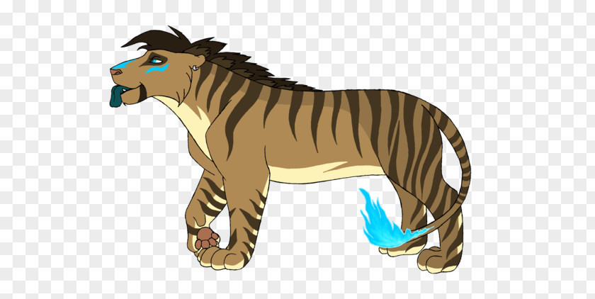 Winter Vacation Tiger Horse Character Clip Art PNG