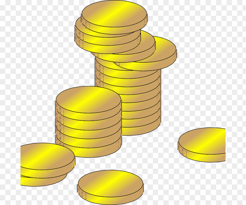 Coin Clip Art Gold Openclipart Money PNG