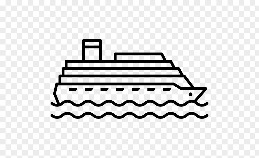 Cruise Ship Drawing PNG