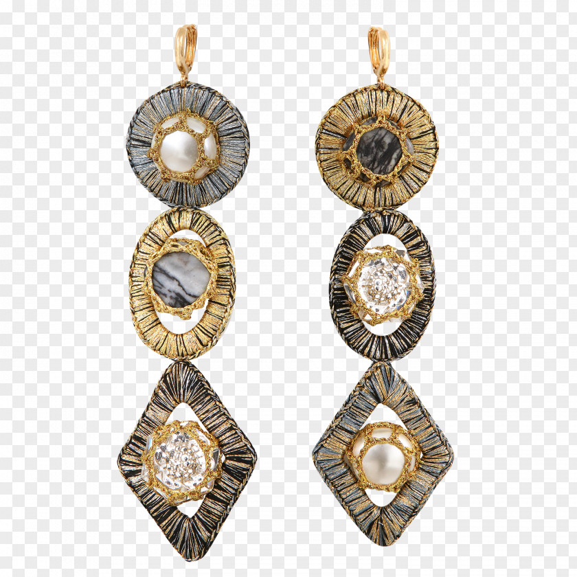 Fashion Jewelry Earring Gemstone PNG