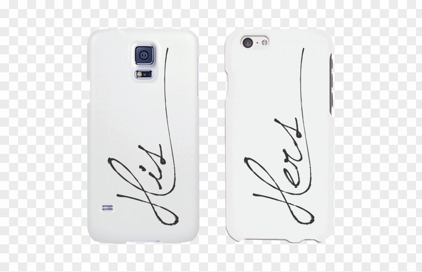 His And Hers Mobile Phones Phone Accessories Love Couple PNG