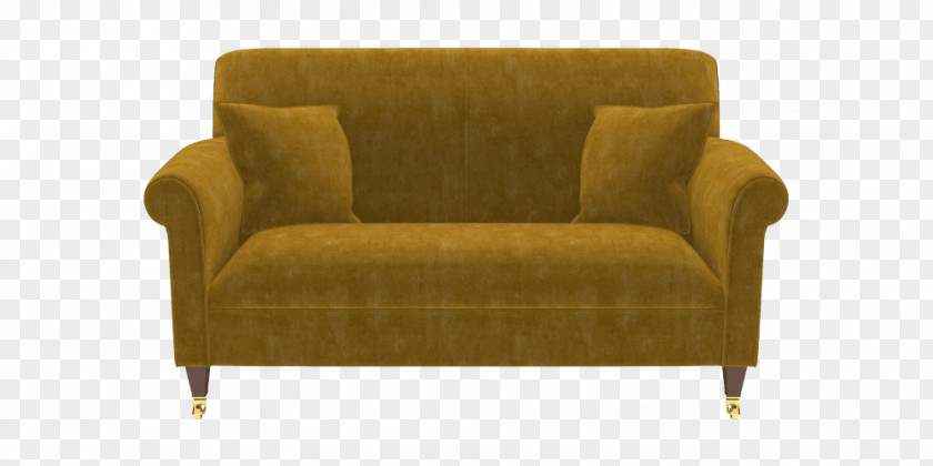 Yellow Sofa Loveseat Bed Couch Slipcover PNG