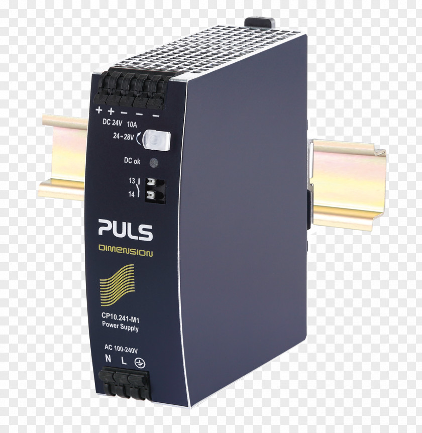Energy Power Converters DIN Rail Industry Electronics Switched-mode Supply PNG