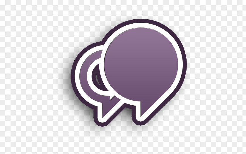 Symbol Label Bubble Icon Chat Communication PNG