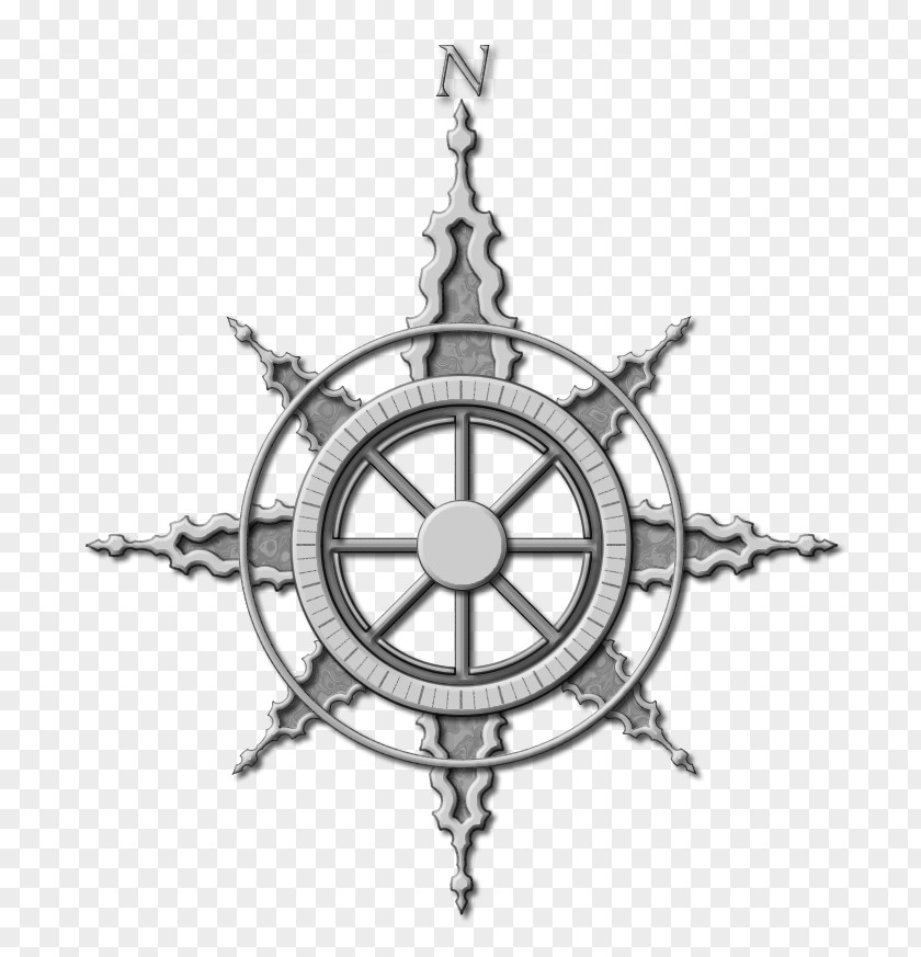 Compass Rose Printable Map Clip Art PNG