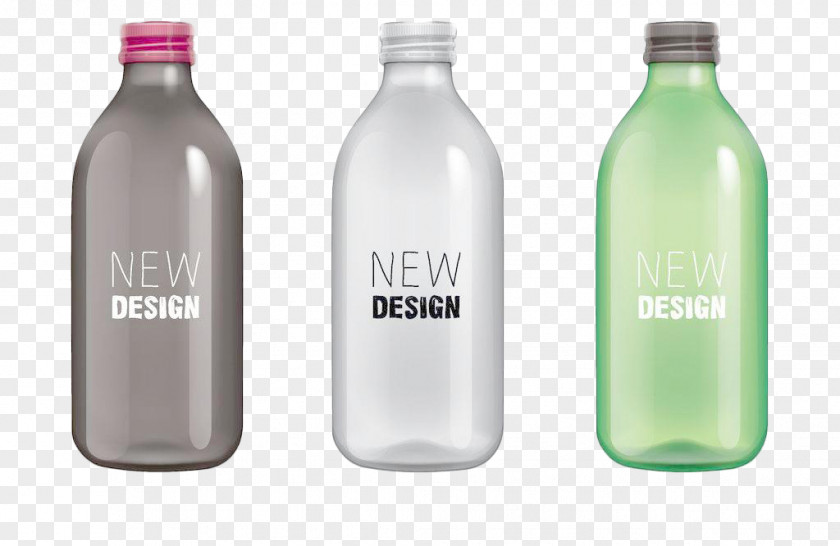 Creative Water Bottle Plastic Glass PNG