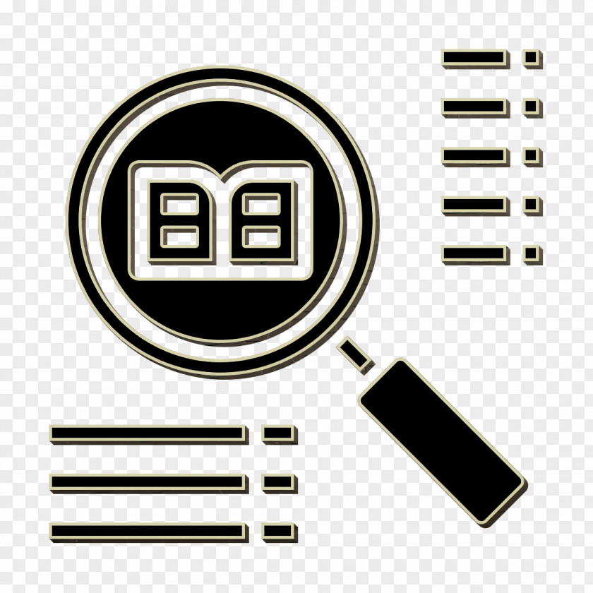 Search Icon Book And Learning PNG