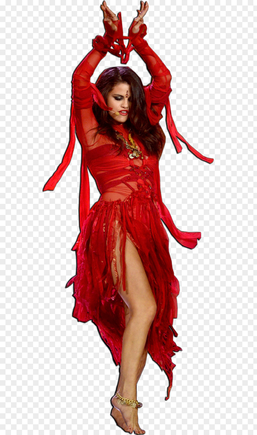Selena Gomez Come & Get It Drawing Dress PNG
