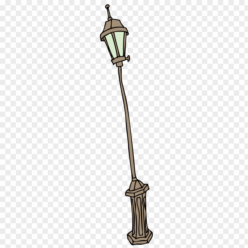 Hand-painted Street Light Icon PNG