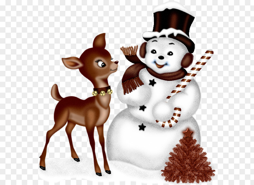 Snow Dog Breed Snowman Christmas Ornament PNG