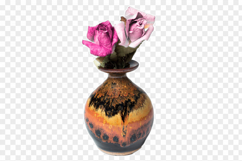 Vase Blue And White Pottery Ceramic Glaze Flowerpot PNG