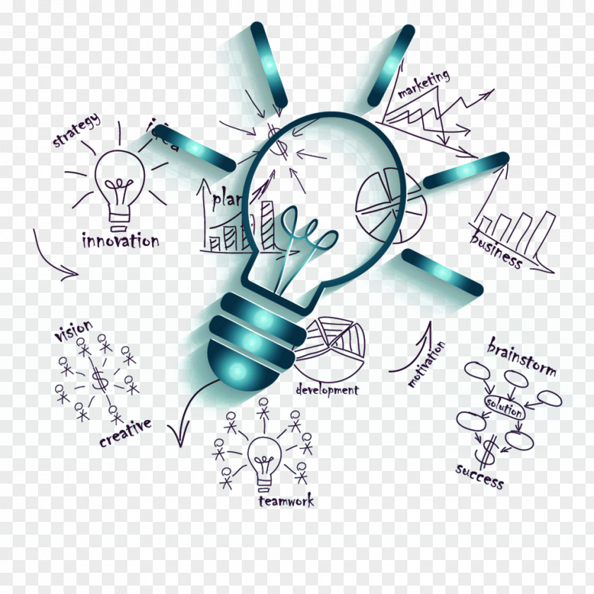 Creative Bulb Business Idea Creativity Infographic PNG