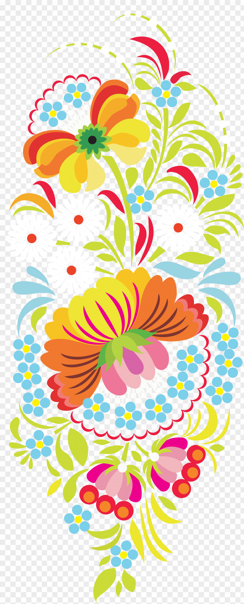 Hand Painted Ornament Vignette Painting Clip Art PNG