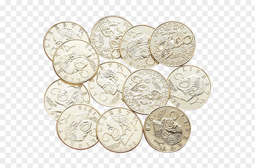 Pirate Coin Gold Silver PNG
